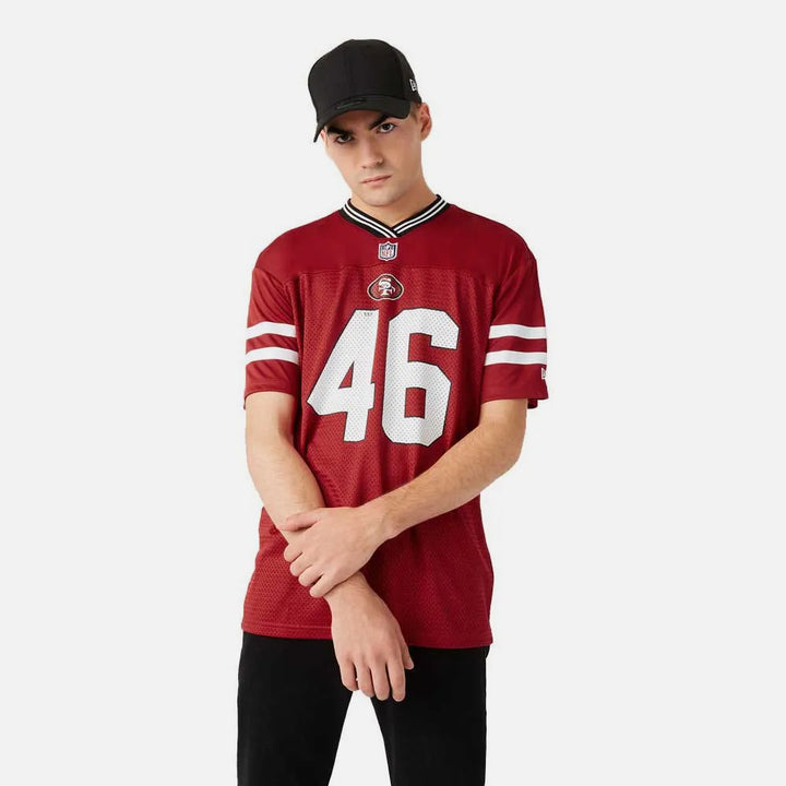 New Era NFL Mesh shirt SF 49ERS red - Shop-Tetuan