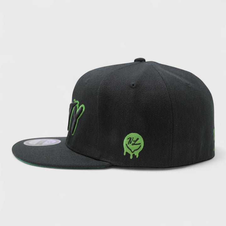 Naughty League Detroit Dirty Kermits fitted black - Shop-Tetuan