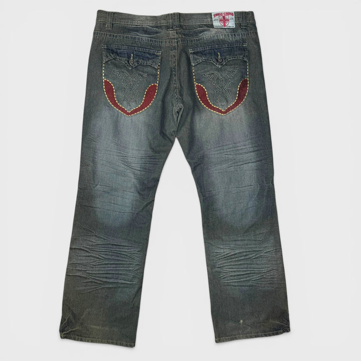 Swiss Cross Flap Pocket jeans dark wash 40x34 - Shop-Tetuan