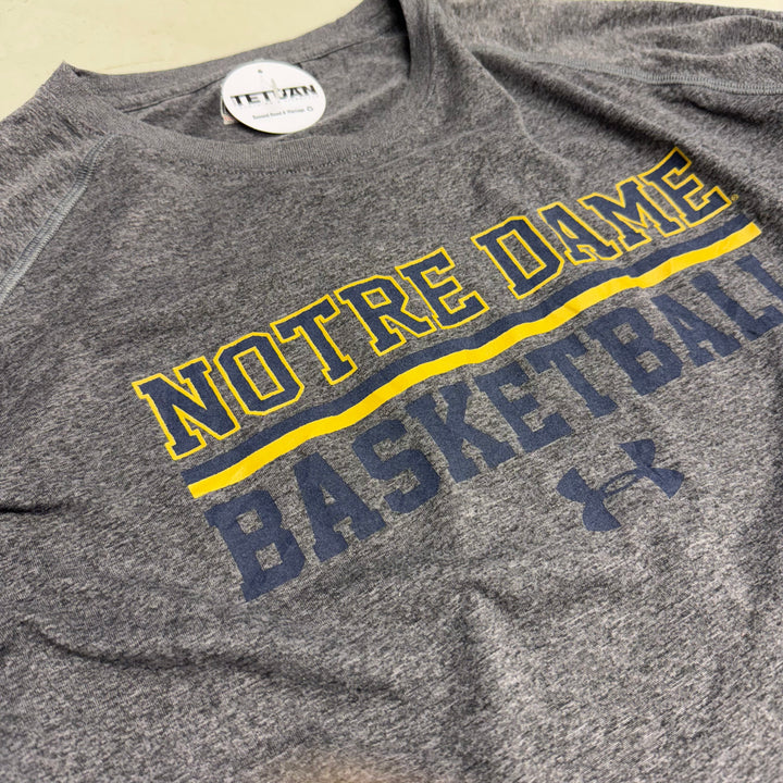 Under Armour Notre Dame Basketball tee charcoal 2XL - Shop-Tetuan