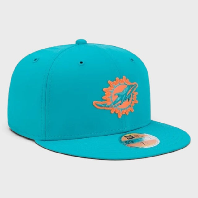 New Era NFL 2026 Sideline59Fifty M Dolphins turquoise