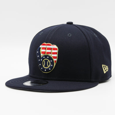 New Era Independence Day 2023 9Fifty M Brewers navy