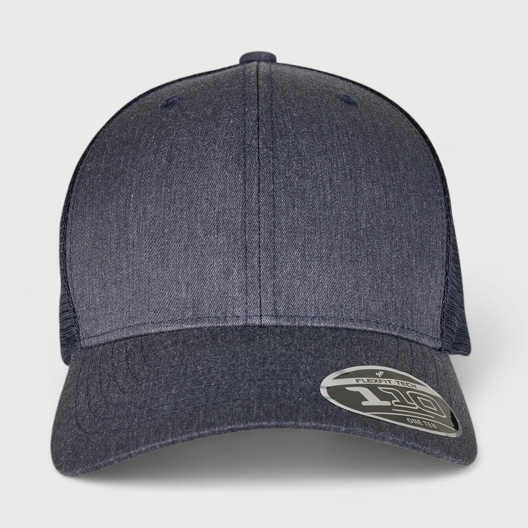 110 Flexfit Melange Trucker heather/navy