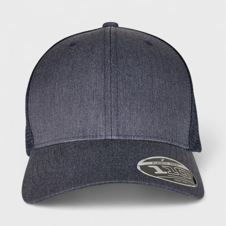 110 Flexfit Melange Trucker heather/navy