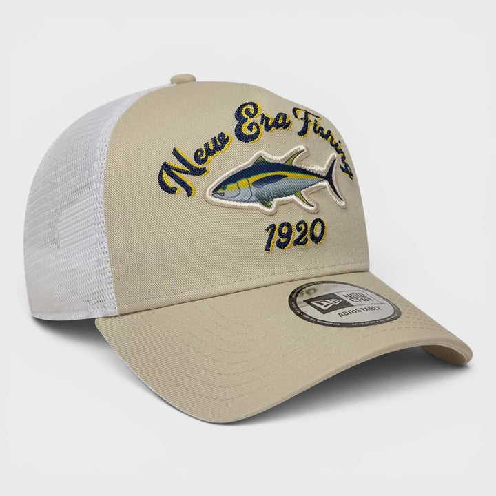 New Era Fishing 9Forty A-Frame Trucker light beige - Shop-Tetuan
