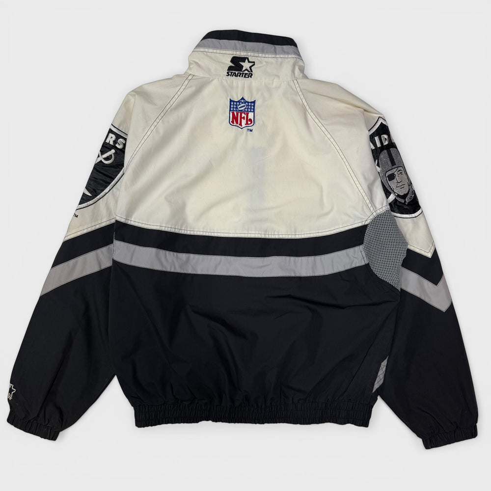Starter Pro Line NFL 90s Vintage windbreaker Los Angeles Raiders black/white M - Shop-Tetuan
