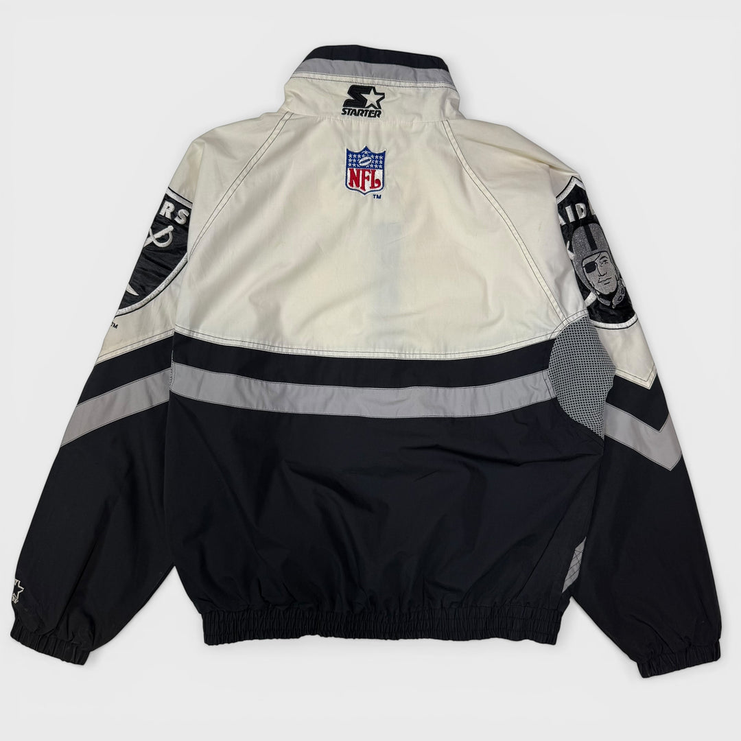Starter Pro Line NFL 90s Vintage windbreaker Los Angeles Raiders black/white M - Shop-Tetuan