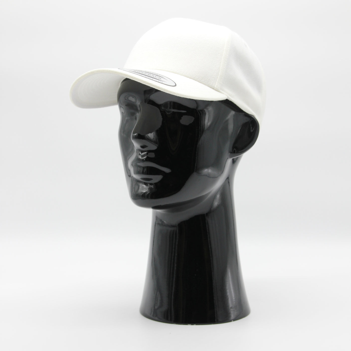 The Classics Yupoong 5-panel Premium Curve snapback white