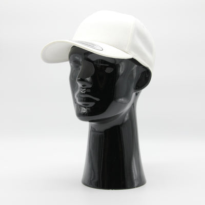 The Classics Yupoong 5-panel Premium Curve snapback white