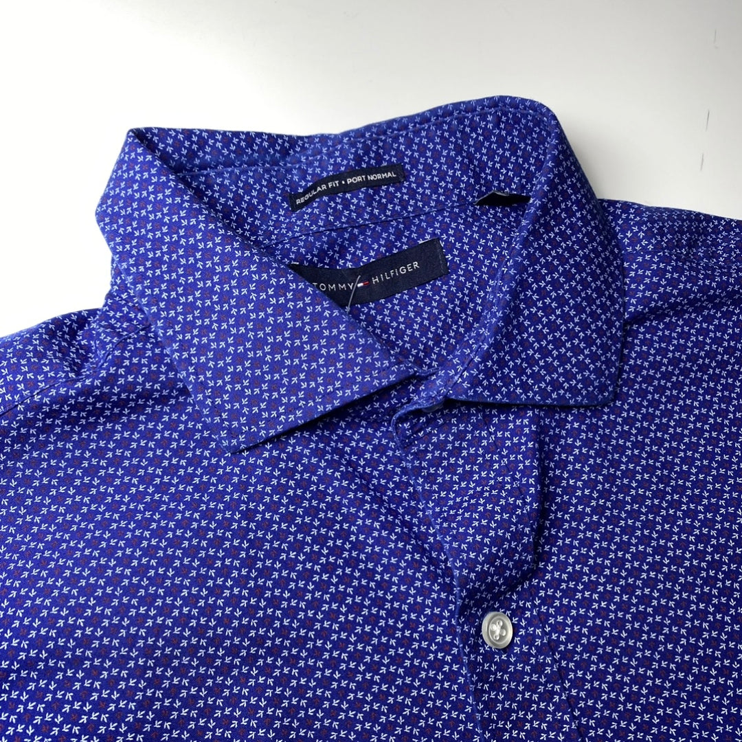 Tommy Hilfiger Regular Fit Shirt blue L - Shop-Tetuan