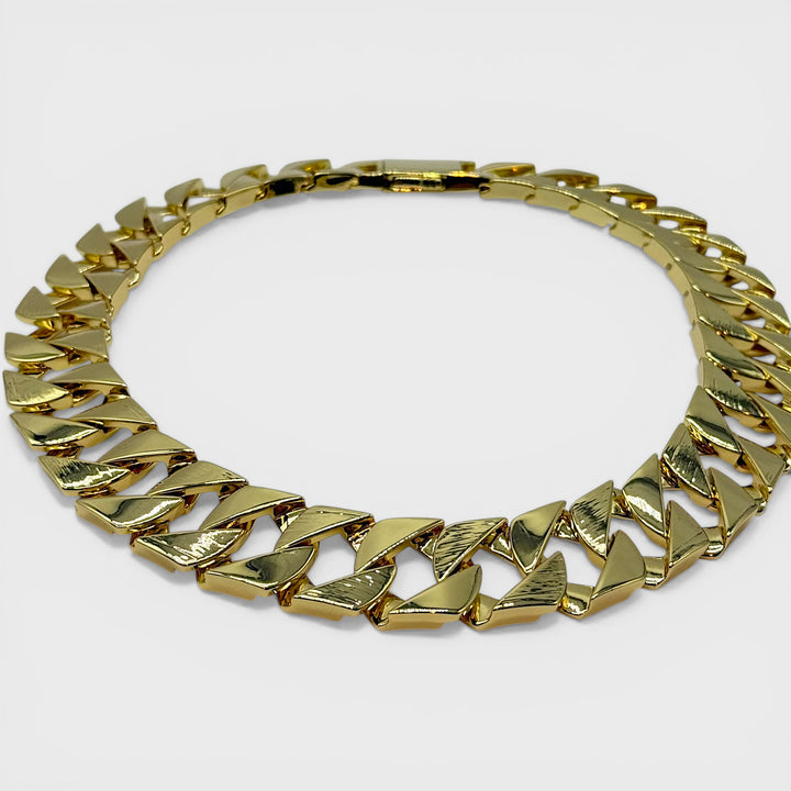 Chunky Curb Chain Necklace 24mm x 24INCH gold - Shop-Tetuan