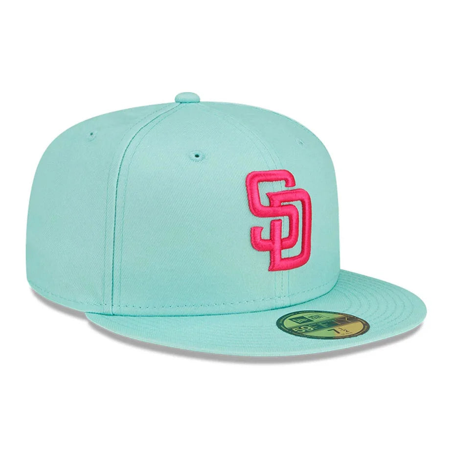 New Era MLB City Connect 59Fifty SD Padres aqua/pink