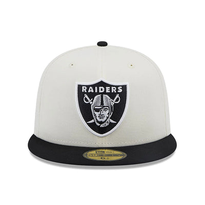 New Era Chrome White 59Fifty LV Raiders white/black