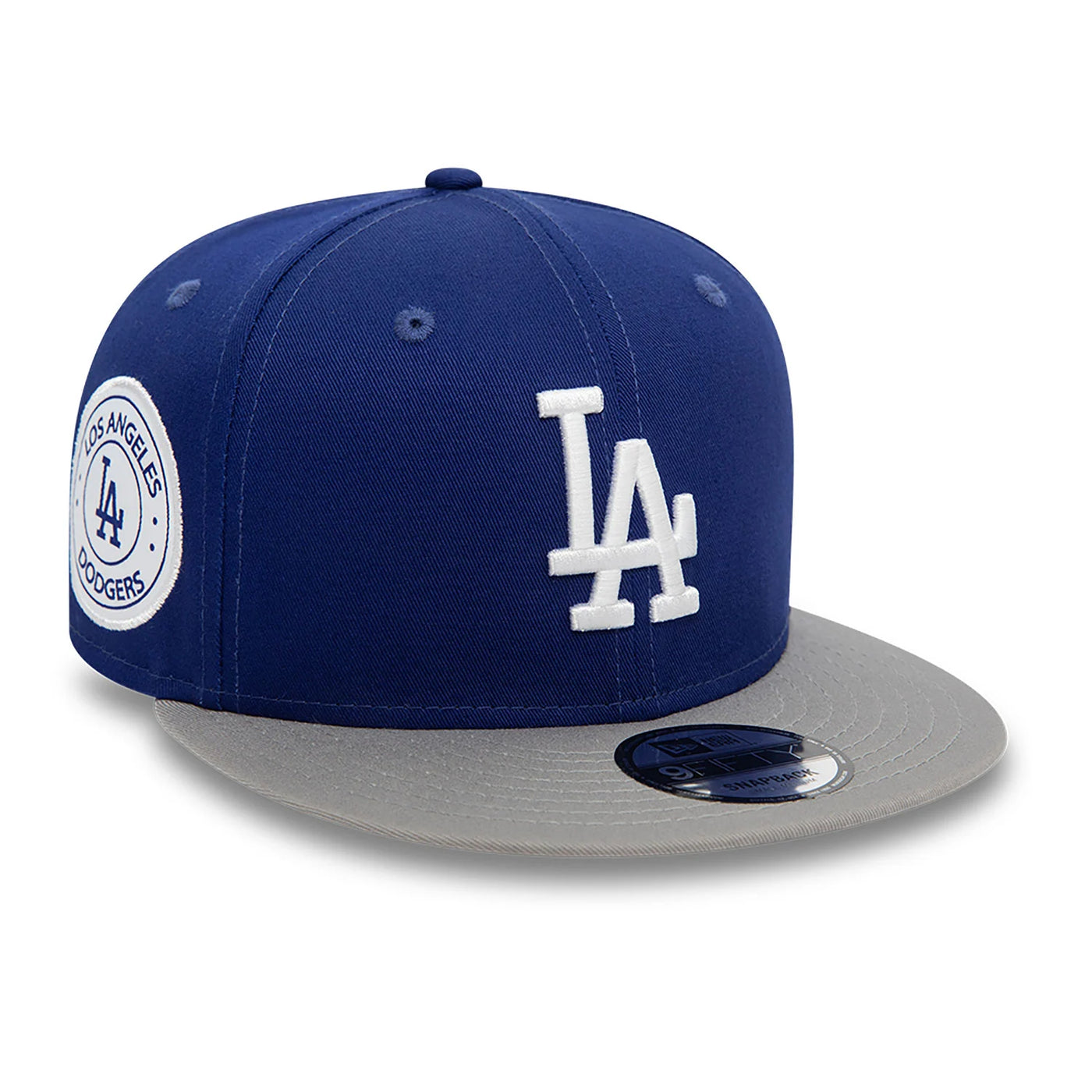 New Era Contrast Side Patch 9Fifty LA Dodgers blue/grey - Shop-Tetuan