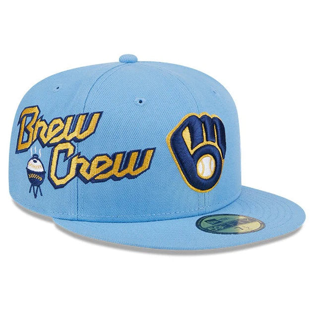 New Era MLB City Connect 59fifty M Brewers skyblue - Shop-Tetuan