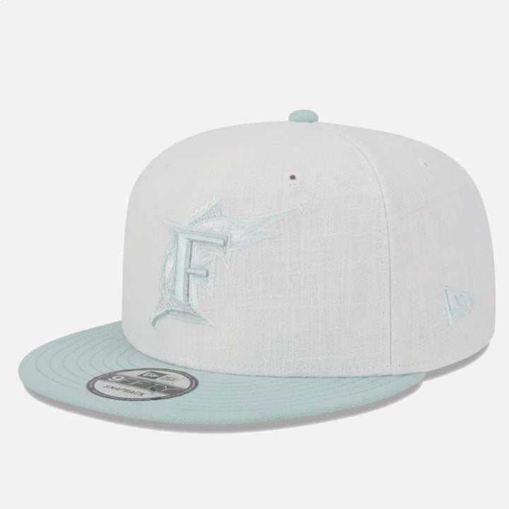New Era Minty Breeze Logo Select 9Fifty M Marlins grey/mint - Shop-Tetuan