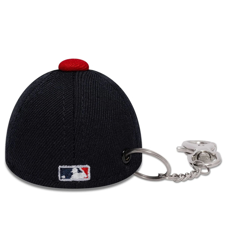 New Era MLB Mini Cap Key Chain A Braves navy - Shop-Tetuan