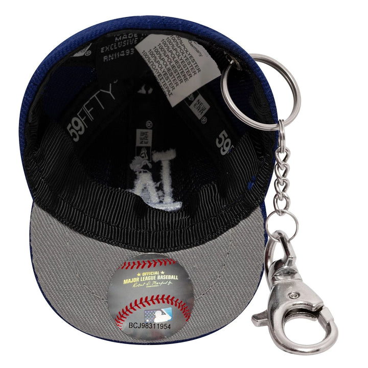 New Era MLB Mini Cap Key Chain LA Dodgers blue - Shop-Tetuan