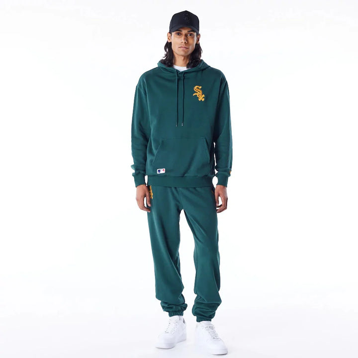 New Era League Essential Oversized Pullover Hoodie C. White Sox dark green - Shop-Tetuan