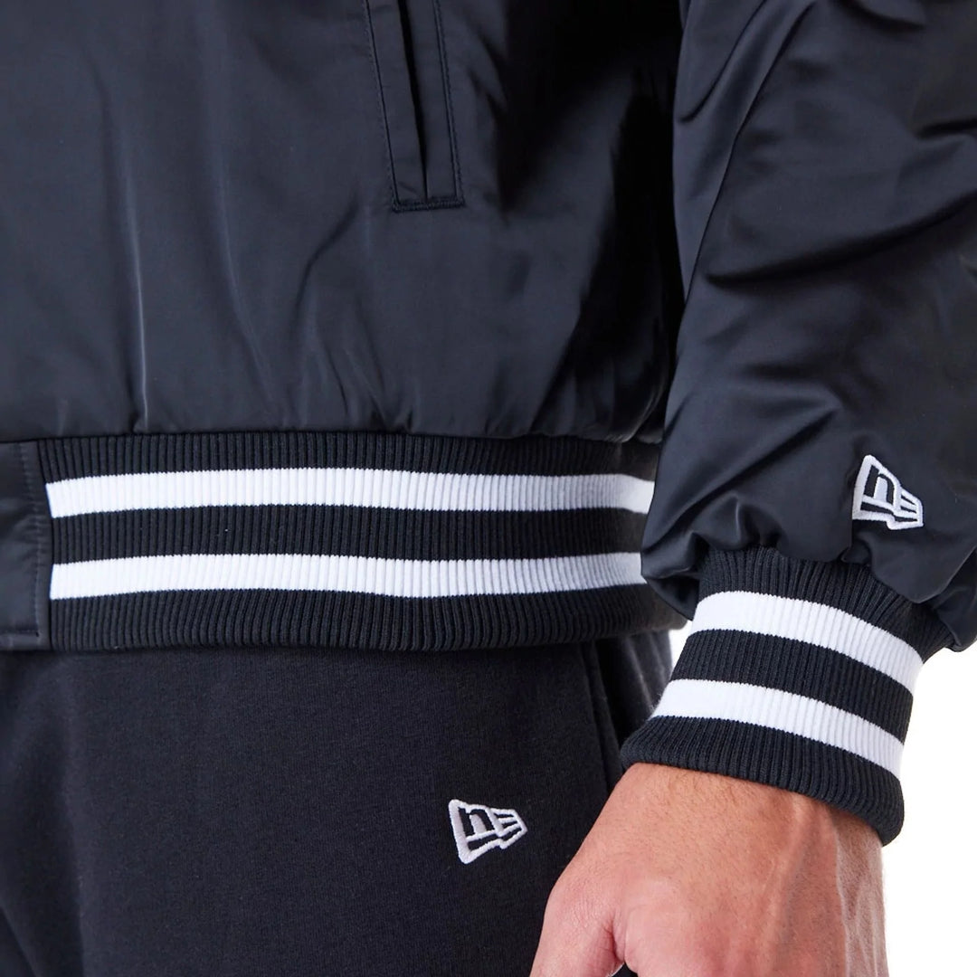 New Era NFL Satin Bomber Jacket LV Raiders black