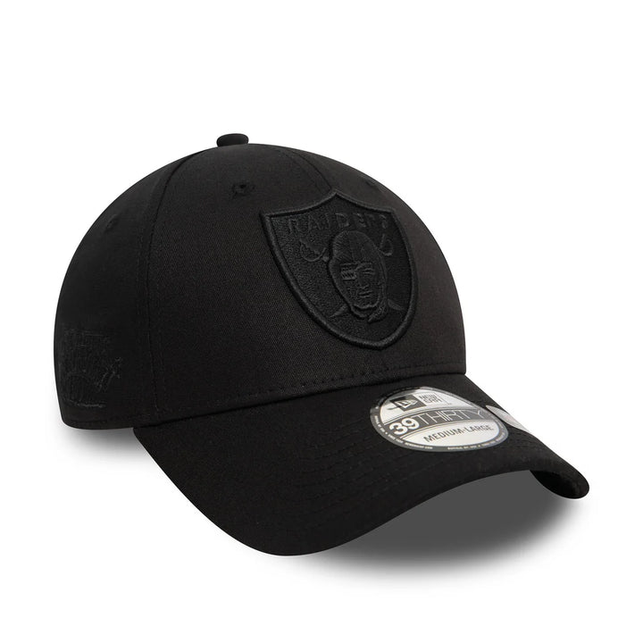 New Era Monochrome 39Thirty LV Raiders Stretch Fit Cap black - Shop-Tetuan