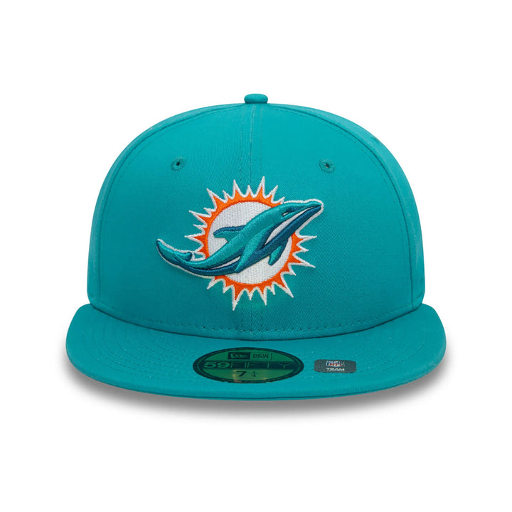 New Era NFL Official Team Colours 59Fifty M Dolphins turquoise - Shop-Tetuan