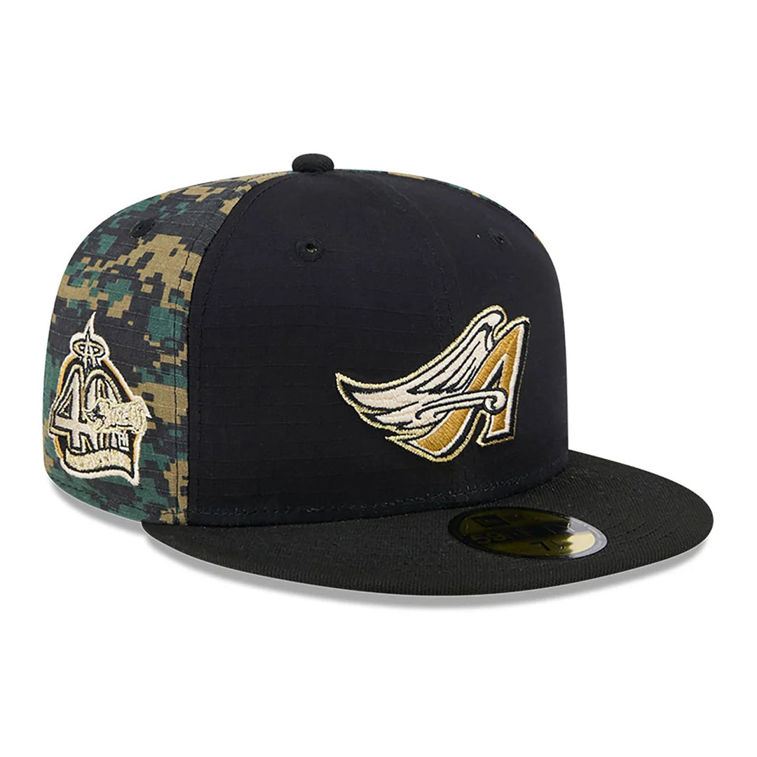 New Era Classic Digi Camo 59Fifty LA Angels black - Shop-Tetuan