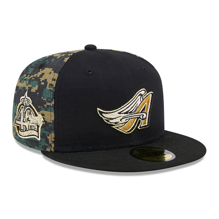 New Era Classic Digi Camo 59Fifty LA Angels black - Shop-Tetuan