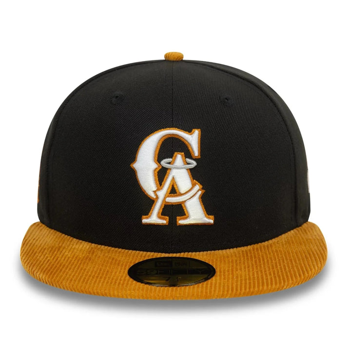 New Era Contrast Cord 59Fifty LA Angels black - Shop-Tetuan