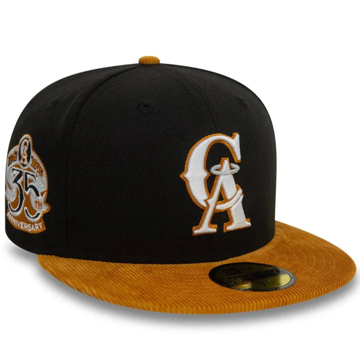 New Era Contrast Cord 59Fifty LA Angels black - Shop-Tetuan