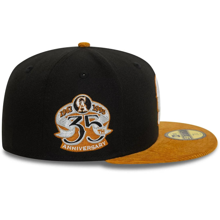 New Era Contrast Cord 59Fifty LA Angels black - Shop-Tetuan