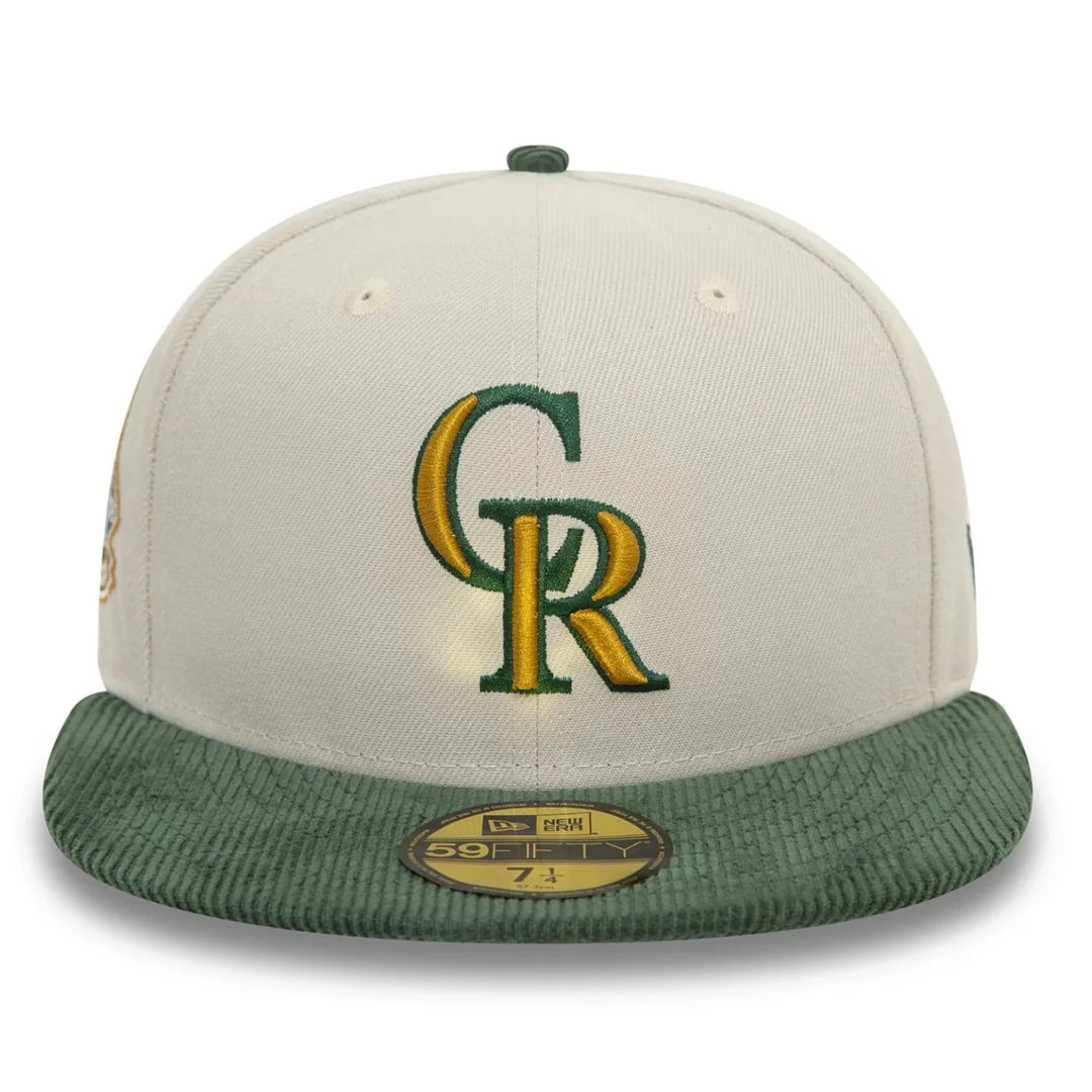 New Era Contrast Cord 59Fifty C Rockies cream/green - Shop-Tetuan