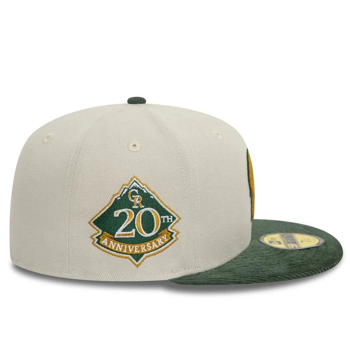 New Era Contrast Cord 59Fifty C Rockies cream/green - Shop-Tetuan