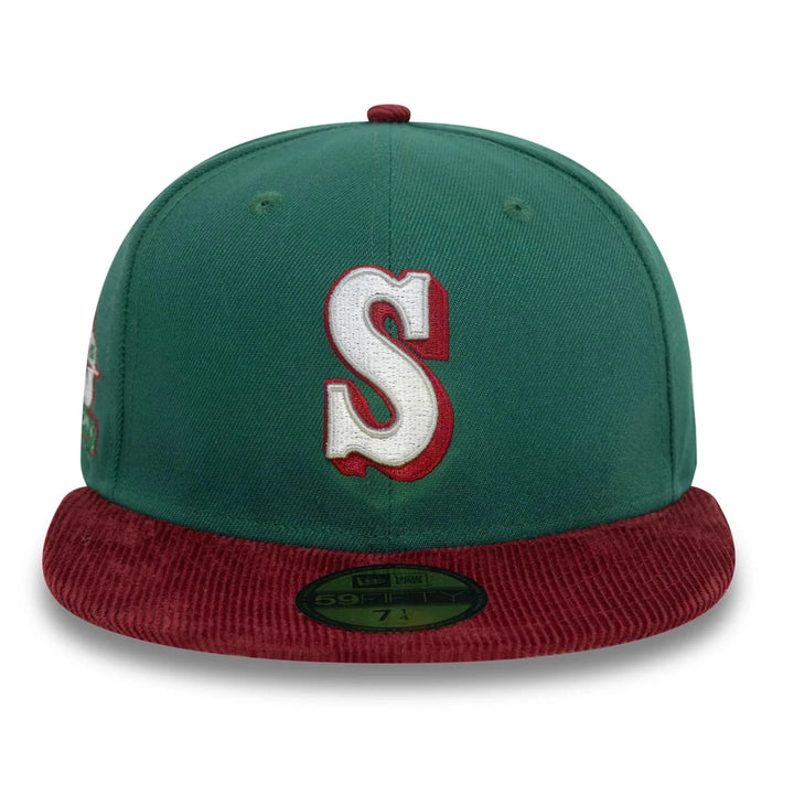 New Era Contrast Cord 59Fifty S Mariners dark green - Shop-Tetuan
