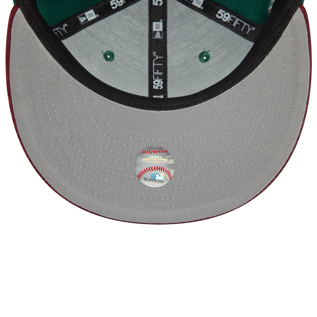 New Era Contrast Cord 59Fifty S Mariners dark green - Shop-Tetuan
