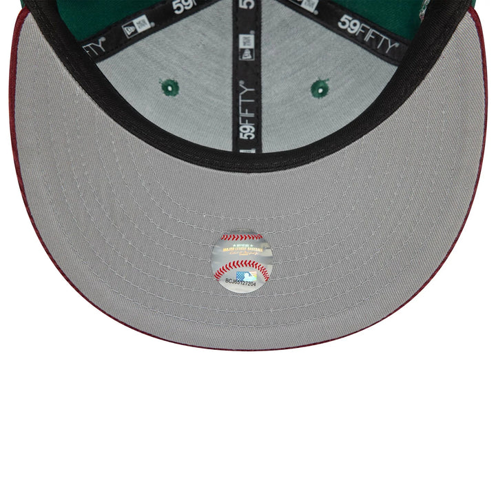 New Era Contrast Cord 59Fifty S Mariners dark green - Shop-Tetuan