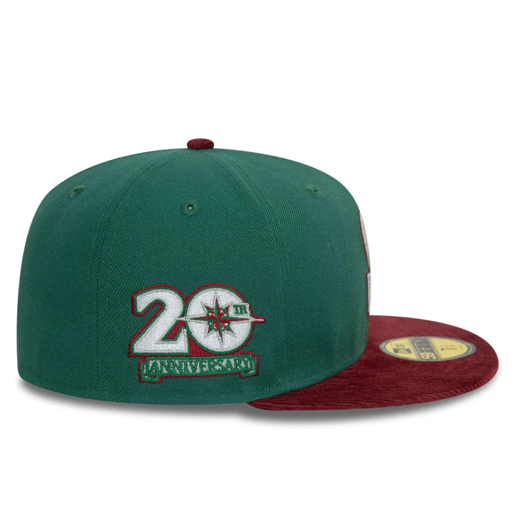 New Era Contrast Cord 59Fifty S Mariners dark green - Shop-Tetuan