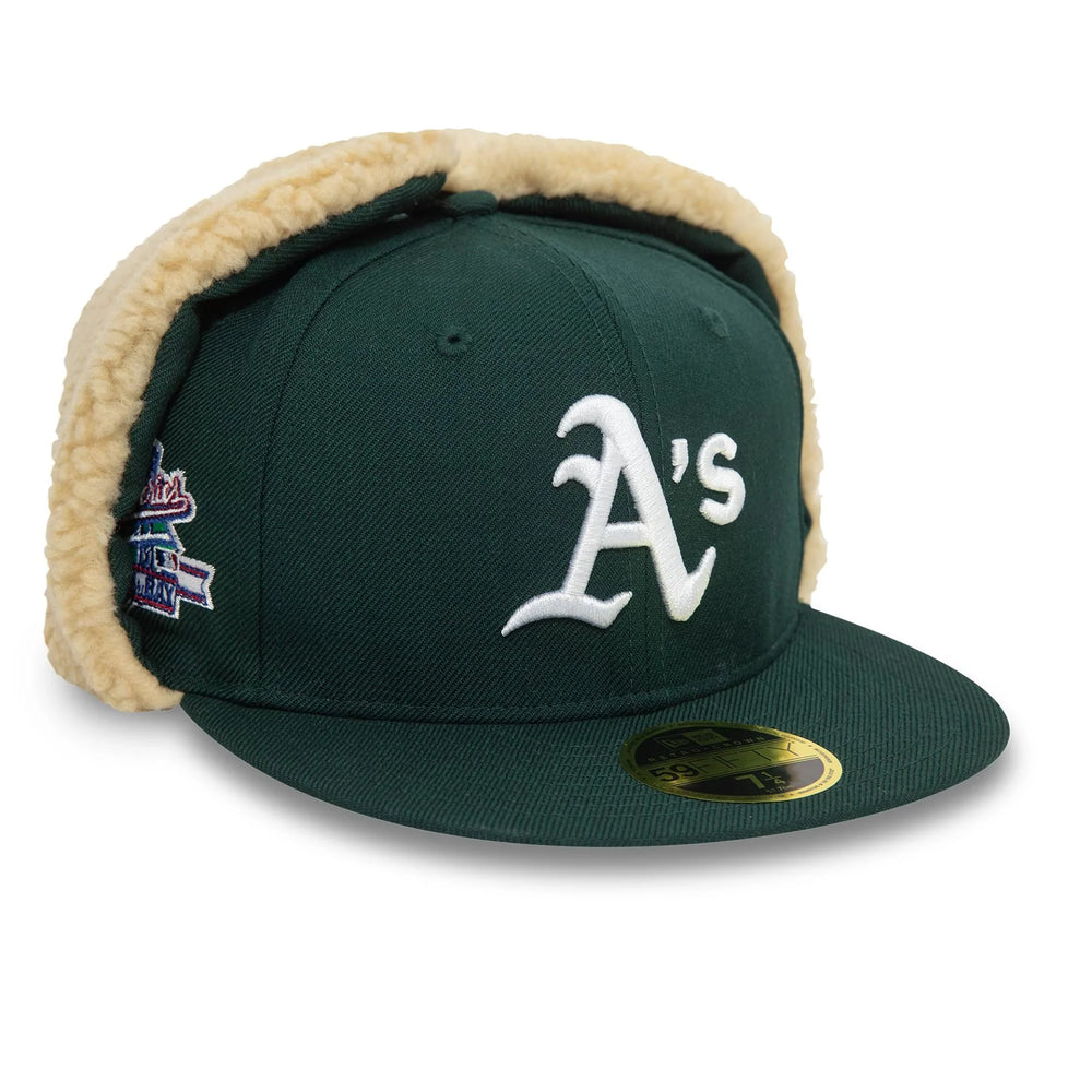 New Era Image Dogear 59Fifty O Athletics dk.green - Shop-Tetuan