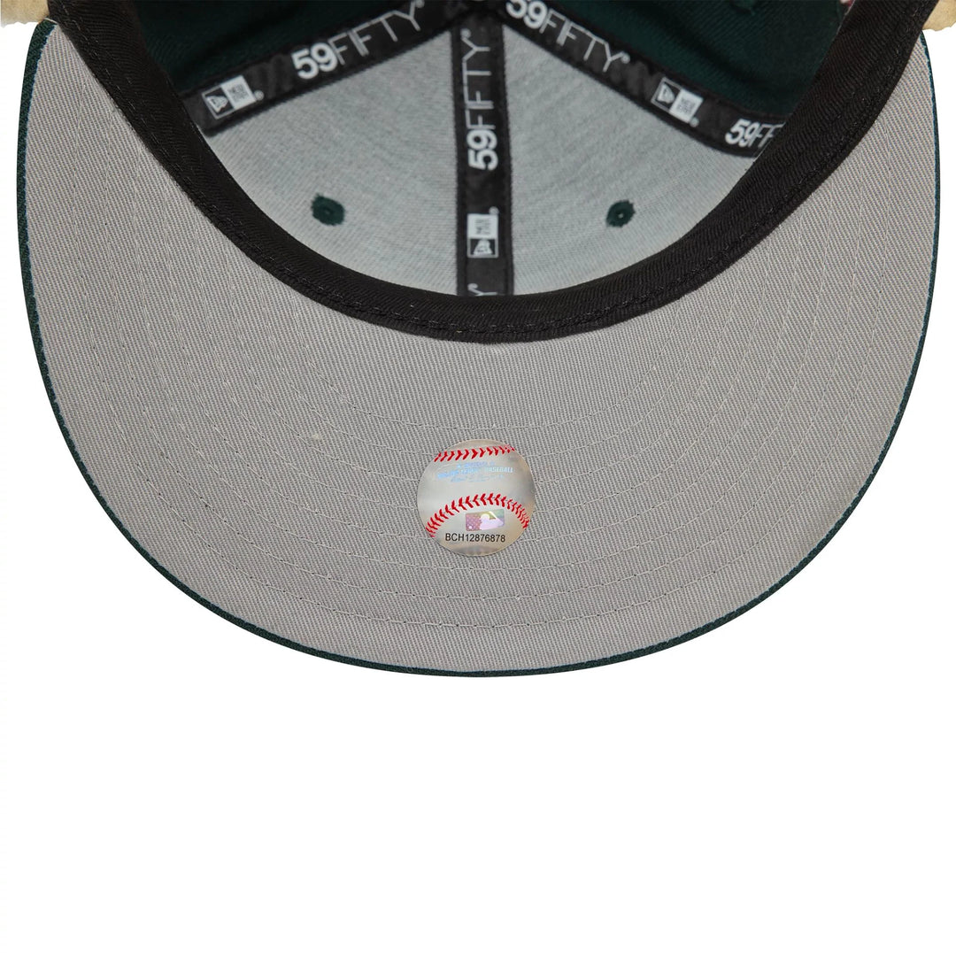New Era Image Dogear 59Fifty O Athletics dk.green - Shop-Tetuan
