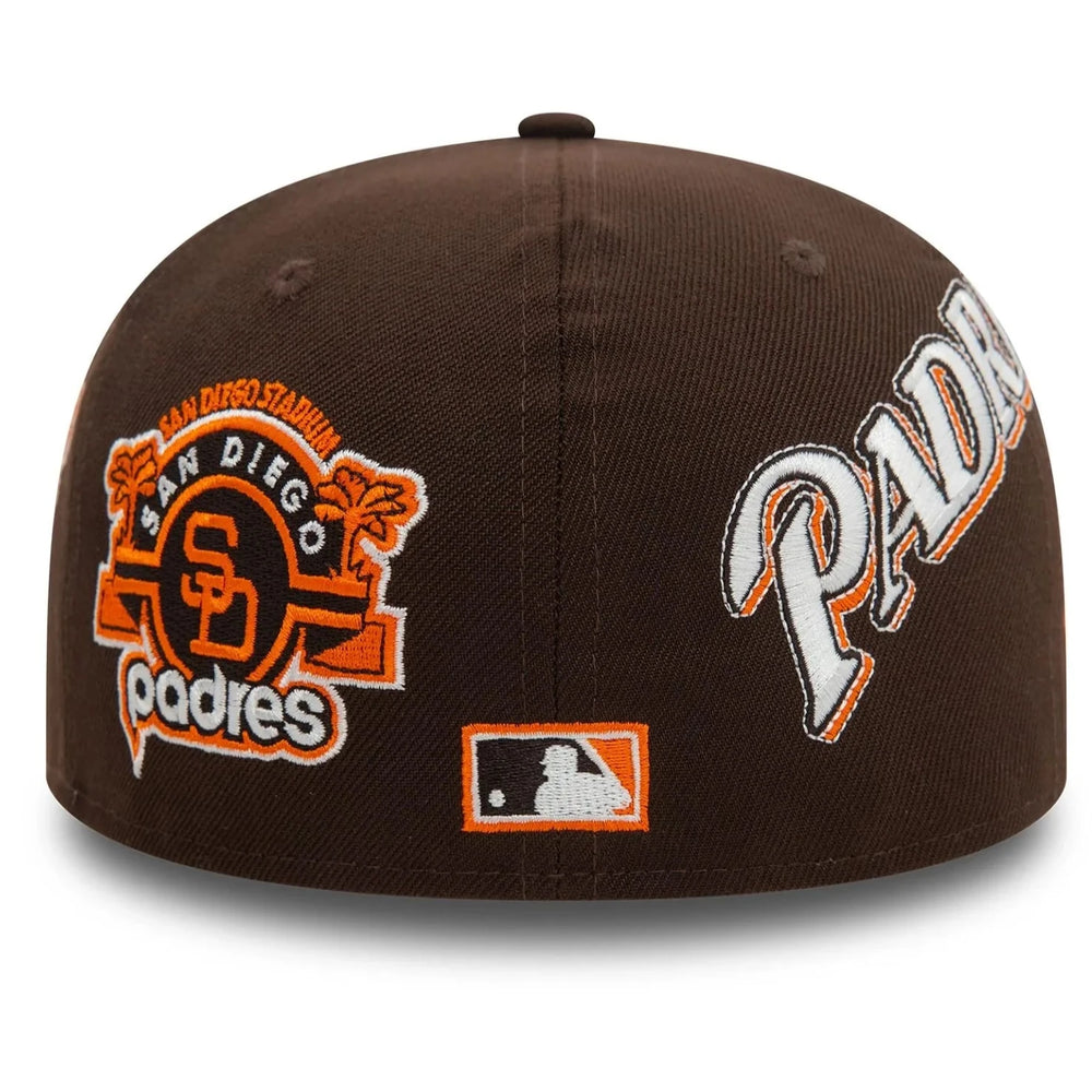 New Era  MLB Cooperstown Patch 59Fifty P Padres brown - Shop-Tetuan
