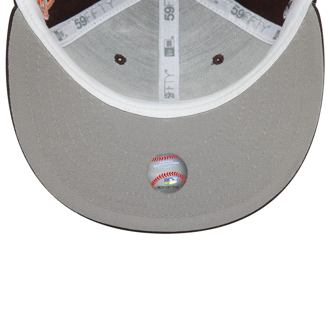 New Era  MLB Cooperstown Patch 59Fifty P Padres brown - Shop-Tetuan
