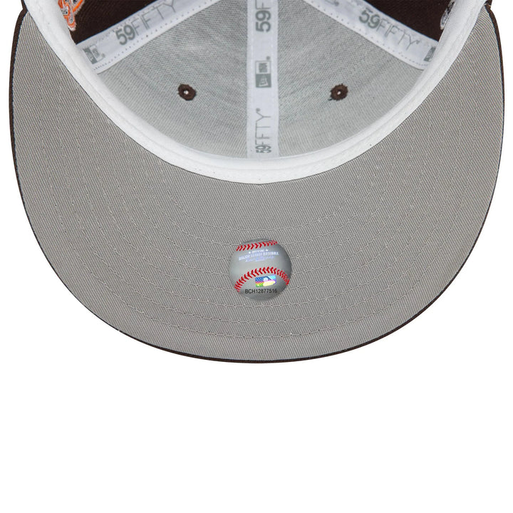 New Era  MLB Cooperstown Patch 59Fifty P Padres brown - Shop-Tetuan