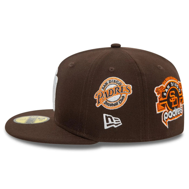New Era  MLB Cooperstown Patch 59Fifty P Padres brown - Shop-Tetuan