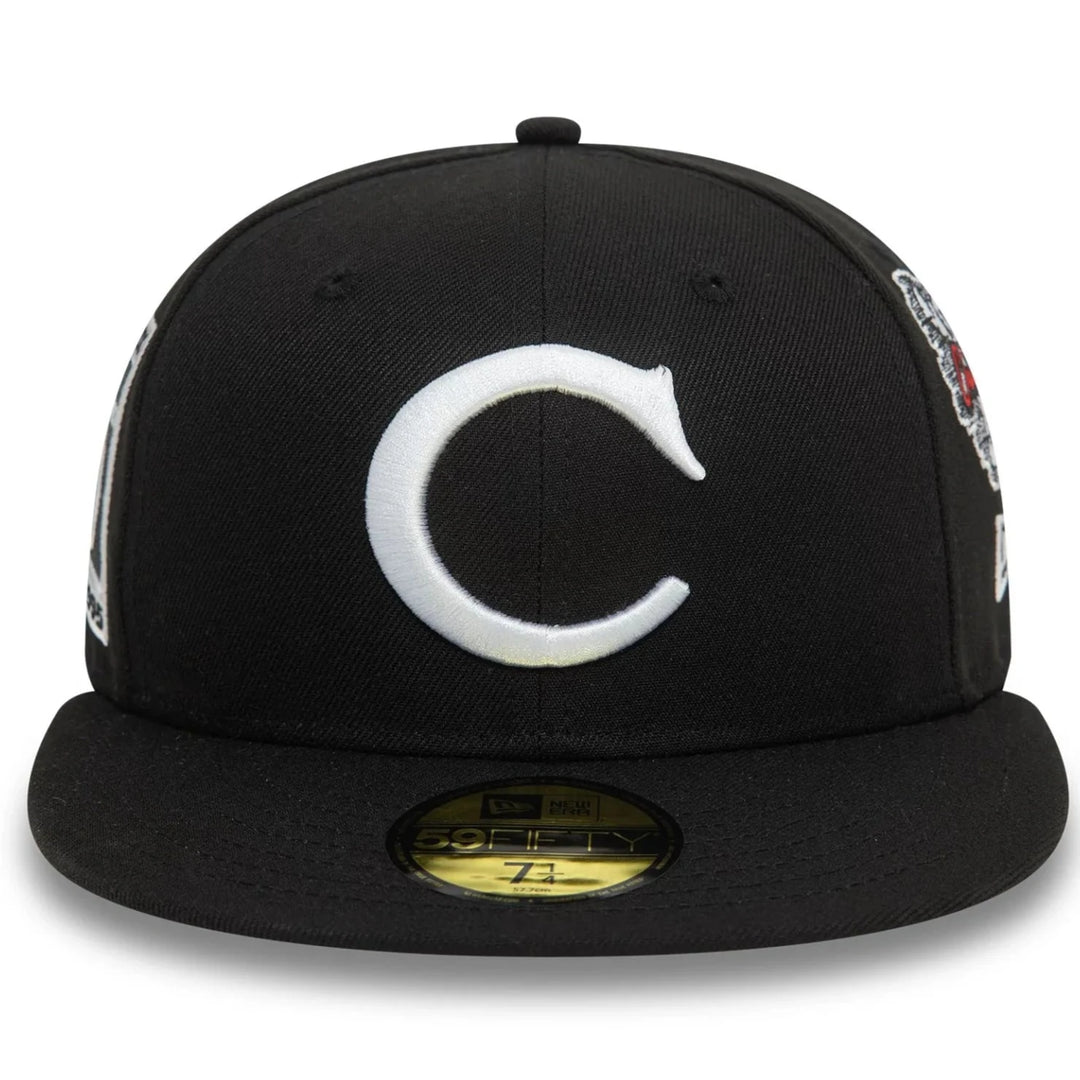 New Era MLB Cooperstown Patch 59Fifty C White Sox black - Shop-Tetuan