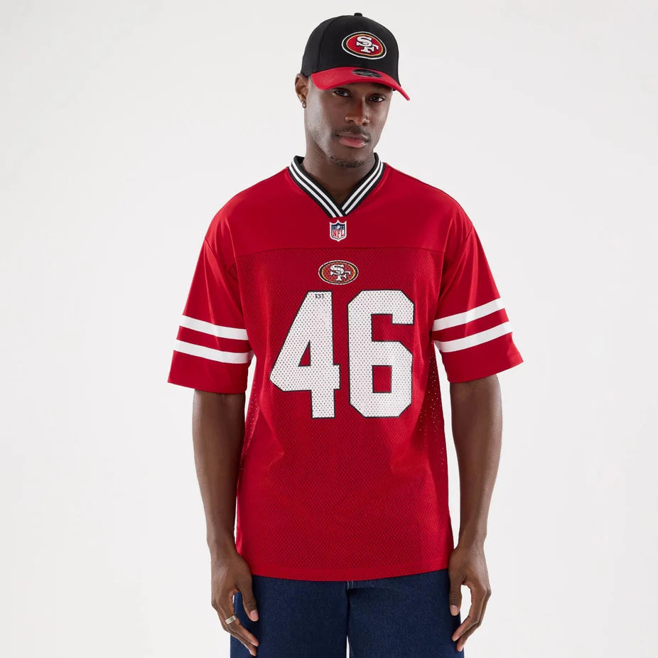 New Era NFL Mesh shirt SF 49ers red - Shop-Tetuan