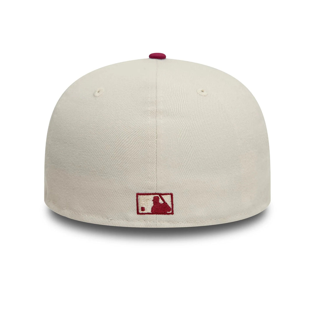 New Era Pin Cream Low Profile 59FIFTY T Rangers cream/maroon - Shop-Tetuan