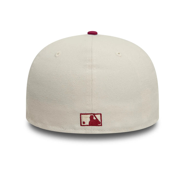 New Era Pin Cream Low Profile 59FIFTY T Rangers cream/maroon - Shop-Tetuan