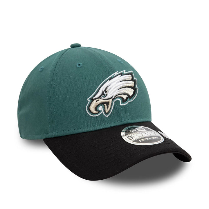New Era NFL 9Forty Strech Snap cap P Eagles dark green/blk - Shop-Tetuan