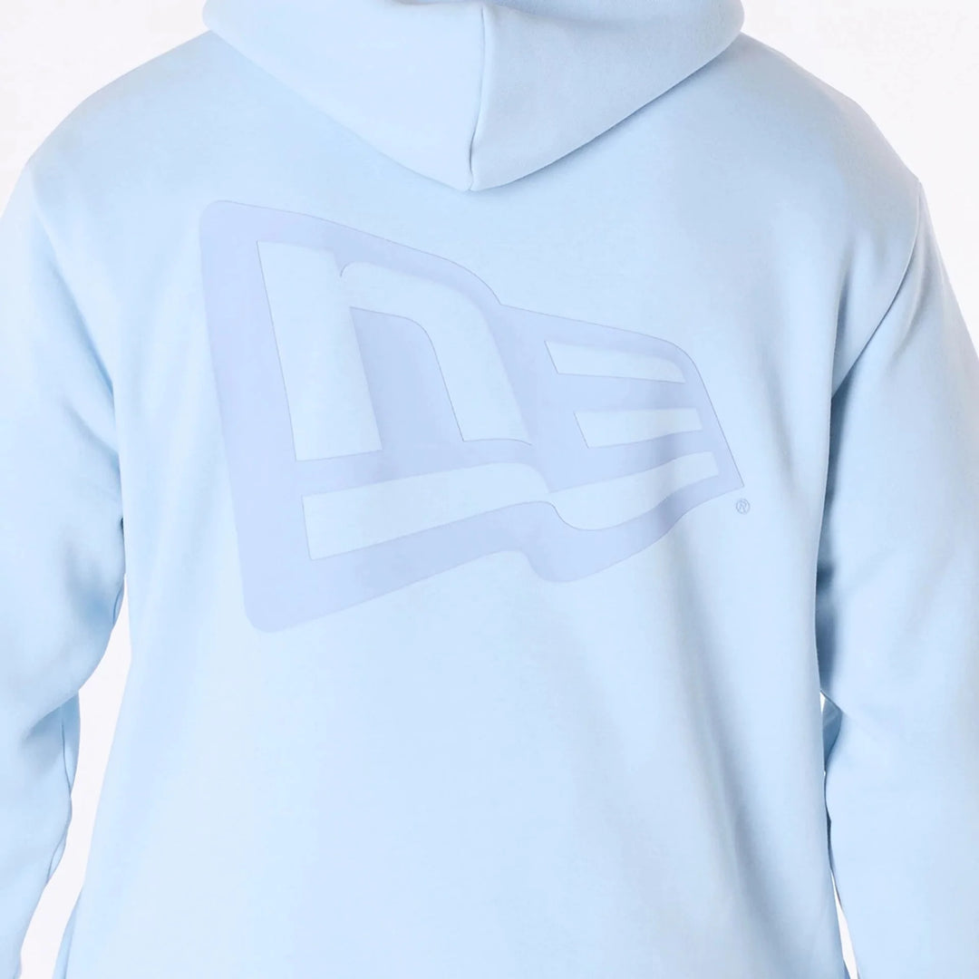 New Era Flag Oversized Pullover Hoodie pastel blue - Shop-Tetuan