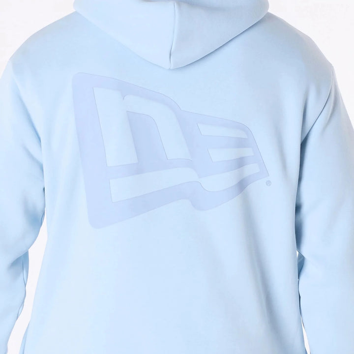 New Era Flag Oversized Pullover Hoodie pastel blue - Shop-Tetuan